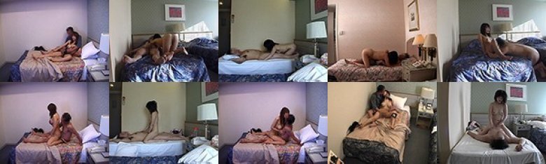 ラブホテルにこっそり仕掛けられた盗撮カメラに写っていたのは、様々な素人たちの熱烈セックス:サンプル画像