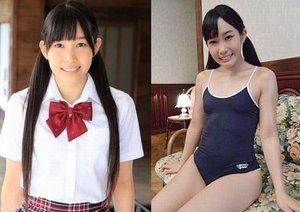 無垢な黒髪女子校生にHなイタズラの数々